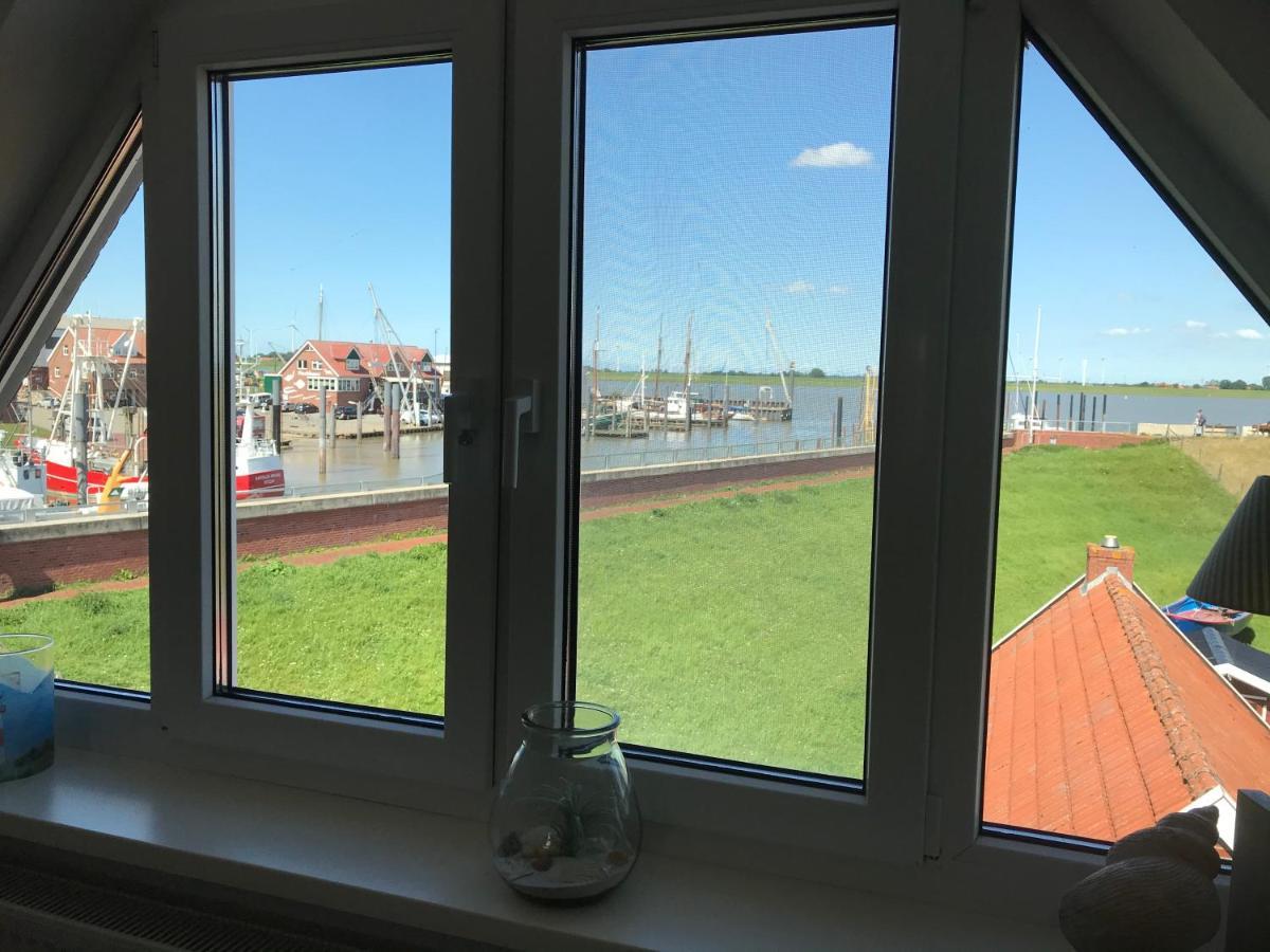 Vier Sterne am Hafen, Ditzum Exterior foto