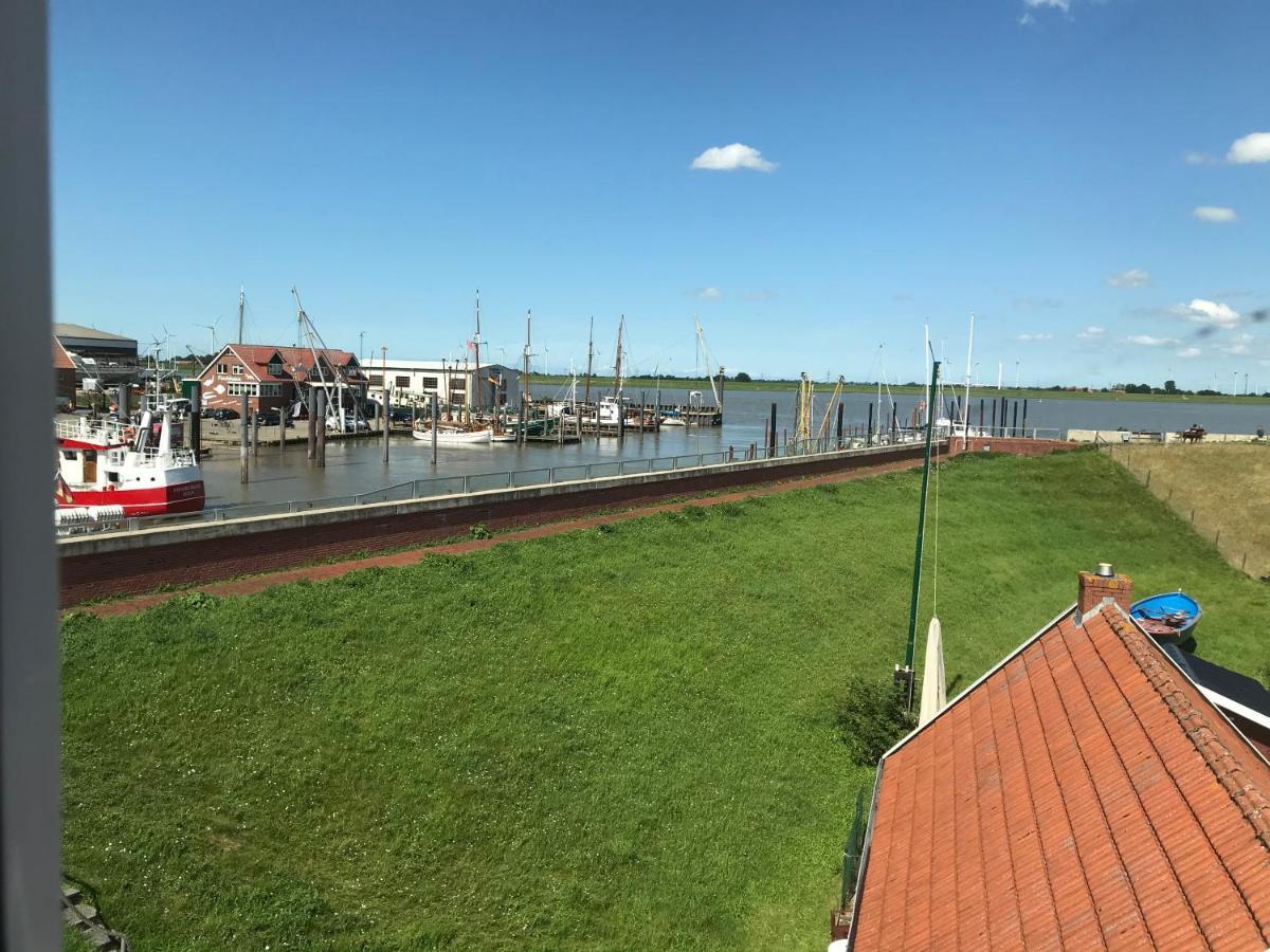 Vier Sterne am Hafen, Ditzum Exterior foto