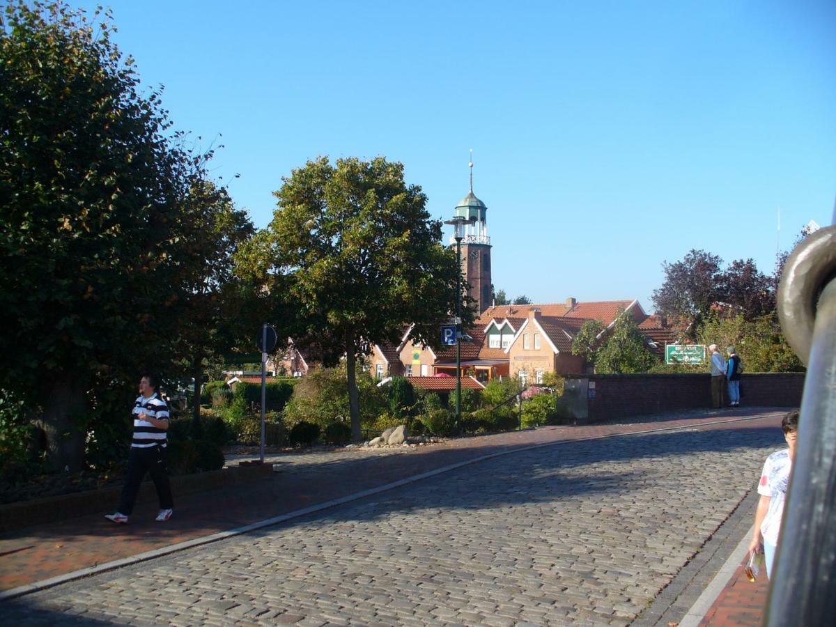 Vier Sterne am Hafen, Ditzum Exterior foto