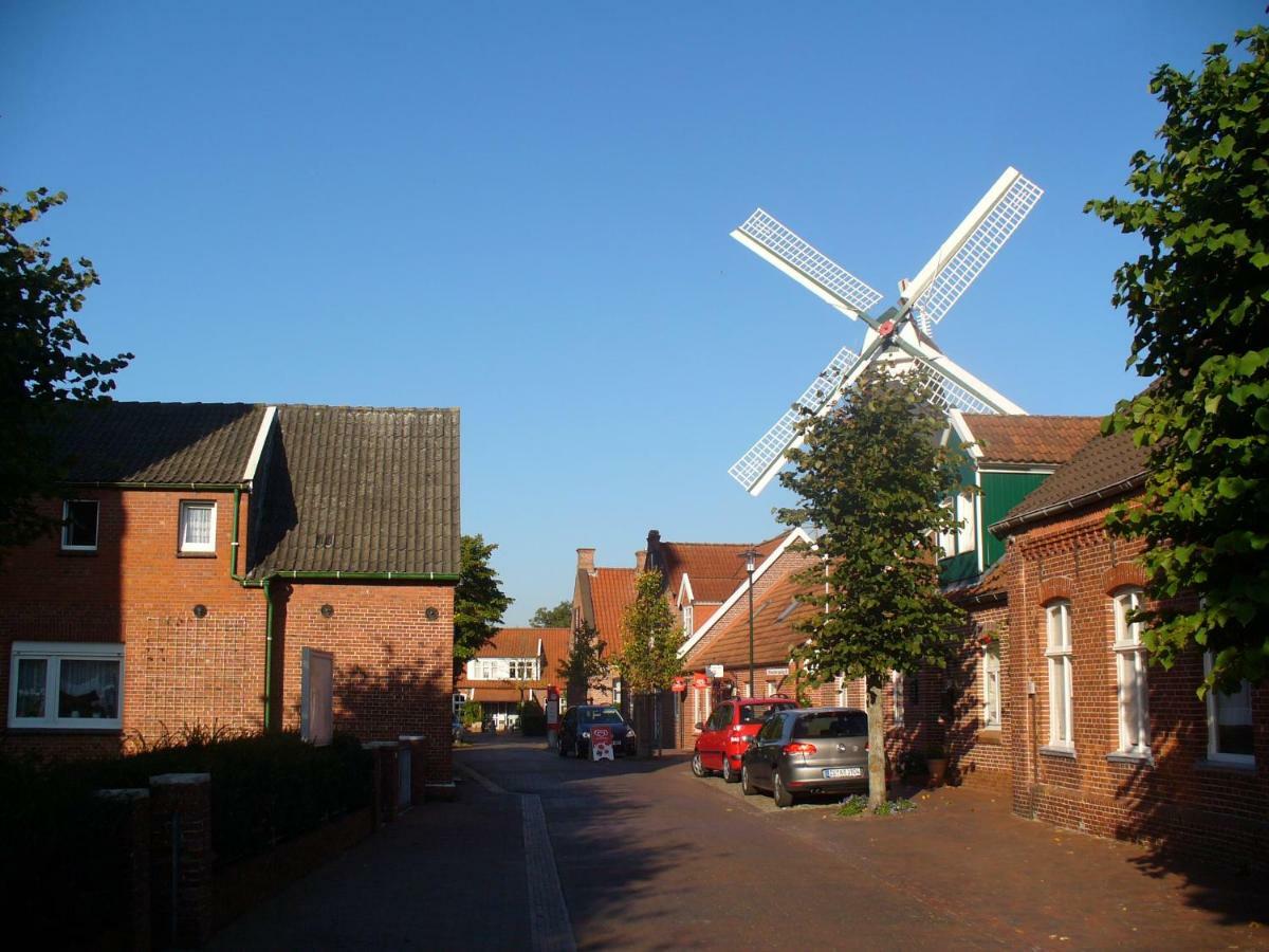Vier Sterne am Hafen, Ditzum Exterior foto